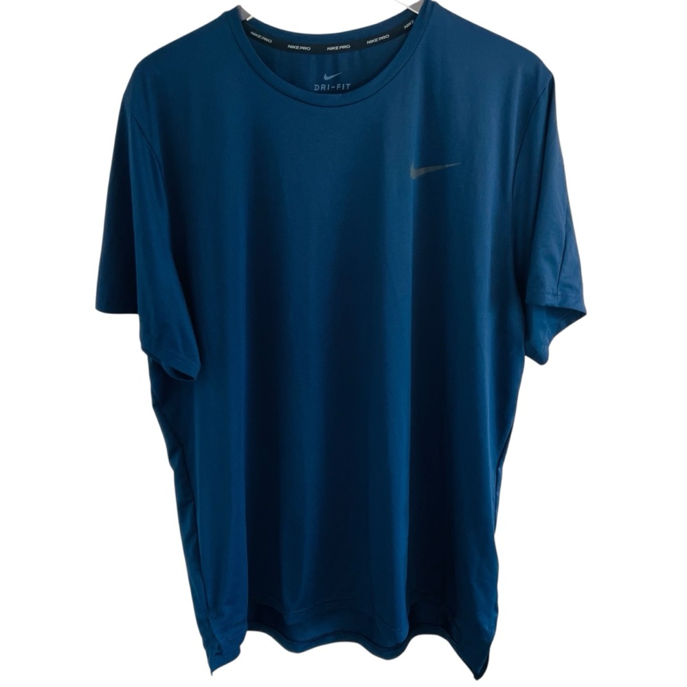 Nike Dri--Fit Deep Blue Short Sleeve Shirt